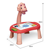HKM-187155 Electric Educational Drawing and Painting Project Table for Kids with Projection, Age 5-7