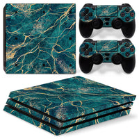 HKM-187219 Cartoon Film Sticker for PS4 Pro Console and Controller – Easy Installation, Removable Design