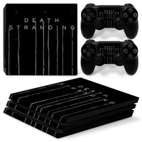 HKM-187219 Cartoon Film Sticker for PS4 Pro Console and Controller – Easy Installation, Removable Design