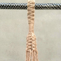 HKM-187283 Hemp Rope Flower Pot Net Bag - Wall-Mounted Hanging Planter with Durable Design