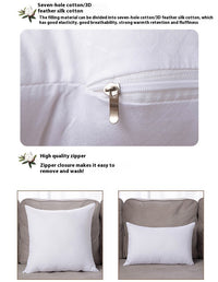 HKM-187347 Brushed Fabric Pillow Filler with Polyester Fiber Core - Multiple Sizes Available