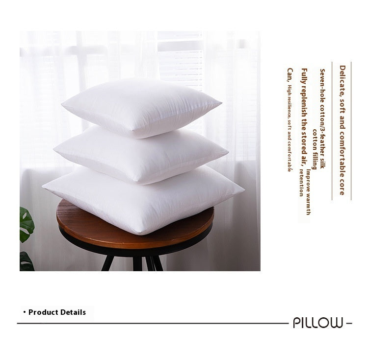 HKM-187347 Brushed Fabric Pillow Filler with Polyester Fiber Core - Multiple Sizes Available