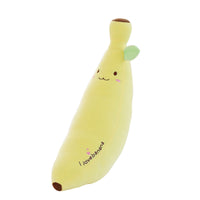 HKM-187347 Cute Banana Plush Pillow - Soft Fruit Doll for Cozy Sleeping and Playtime, Available in 40cm, 60cm, and 80cm Sizes
