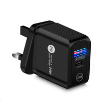 HKM-187411 20W Fast Charging Mobile Phone Charger with QC3.0 and PD Interface