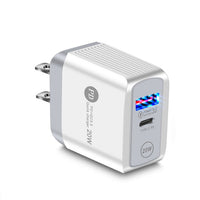 HKM-187411 20W Fast Charging Mobile Phone Charger with QC3.0 and PD Interface