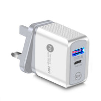 HKM-187411 20W Fast Charging Mobile Phone Charger with QC3.0 and PD Interface