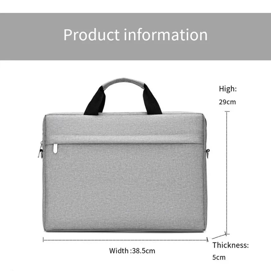 KTX-187411 Stylish Custom Briefcase for Laptop and Office Use with Zipper Closure