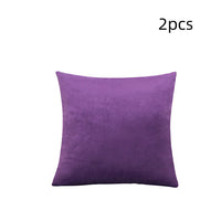 HKM-187411 Velvet Lumbar Support Pillowcase for Home and Office Use