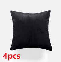 HKM-187411 Velvet Lumbar Support Pillowcase for Home and Office Use
