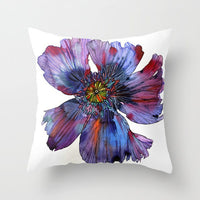 HKM-187475 Modern Simple Flower Design Pillow Cover - 45x45cm Polyester Cushion Case