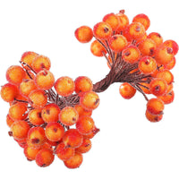 HKM-187475 Mori Girl Handmade Berry Foam Cream Drip Garland Accessories - Multicolor Set of 10