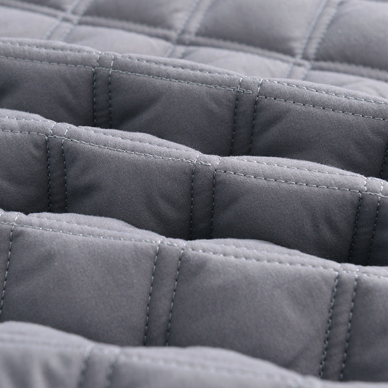 HKM-187667 All-Over Quilted Non-Slip Mattress Protector for 120x200cm Beds, Up to 10cm Height