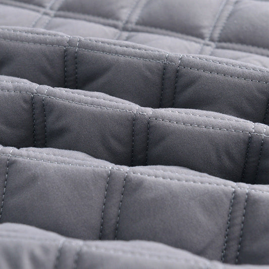 HKM-187667 All-Over Quilted Non-Slip Mattress Protector for 120x200cm Beds, Up to 10cm Height