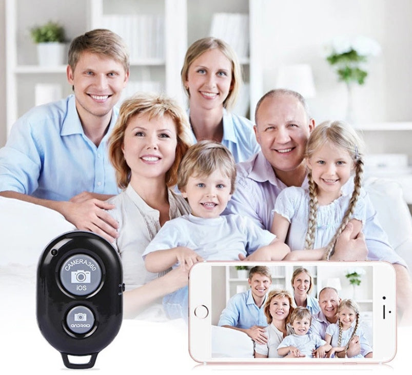 HKM-187859 Universal Bluetooth Remote Control for iOS and Android Devices - 10m Range, 6-Month Battery Life