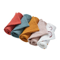 HKM-187923 5PC Baby Facial Cleansing Towels for Infants and Young Children - Soft Chemical Fiber