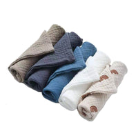 HKM-187923 5PC Baby Facial Cleansing Towels for Infants and Young Children - Soft Chemical Fiber
