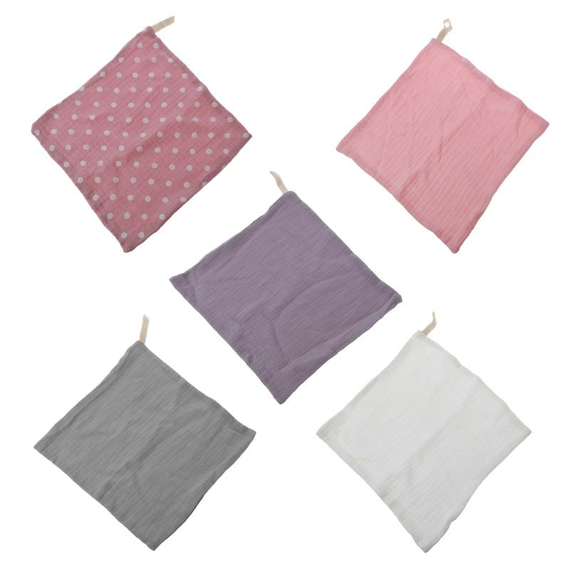 HKM-187923 5PC Baby Facial Cleansing Towels for Infants and Young Children - Soft Chemical Fiber