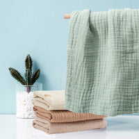 HKM-187923 5PC Baby Facial Cleansing Towels for Infants and Young Children - Soft Chemical Fiber