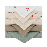 HKM-187923 5PC Baby Facial Cleansing Towels for Infants and Young Children - Soft Chemical Fiber