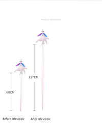 HKM-188115 Fairy Feather Retractable Large Fluffy Feather Funny Cat Toy