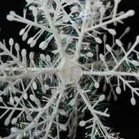 HKM-188115 Three-Dimensional Snowflake String Decorations - Set of 6 in Varying Sizes (18cm, 27cm, 36cm)