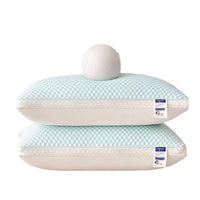HKM-188307 Summer Cervical Support Pillow - Breathable Cotton Filling, Multiple Loft Options Available