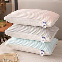 HKM-188307 Summer Cervical Support Pillow - Breathable Cotton Filling, Multiple Loft Options Available
