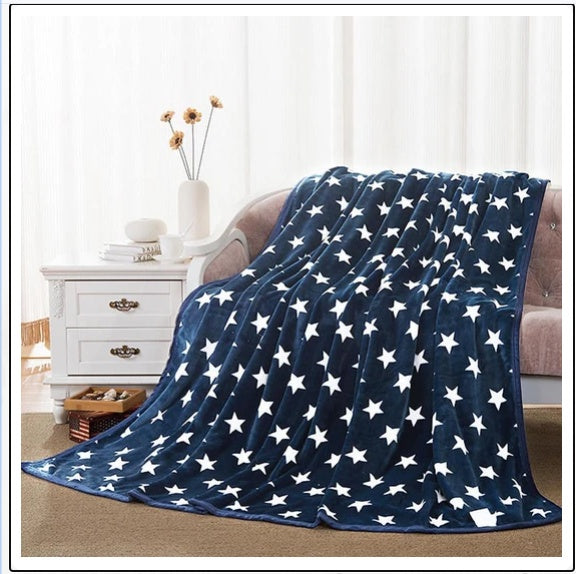 HKM-188499 Plush Flannel Blanket and Cushion for Winter with Velvet Finish – Multiple Sizes Available