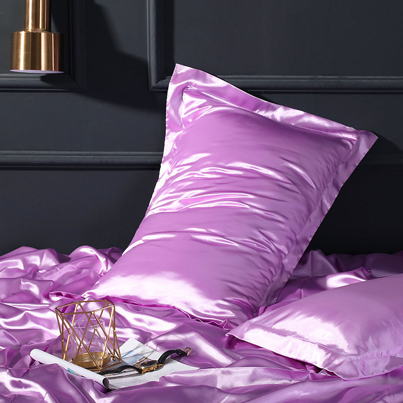 HKM-188563 Mulberry Silk Solid Color Pillow Cover, 48cm x 74cm for Single Pillow