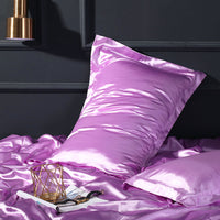 HKM-188563 Mulberry Silk Solid Color Pillow Cover, 48cm x 74cm for Single Pillow
