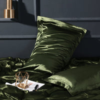 HKM-188563 Mulberry Silk Solid Color Pillow Cover, 48cm x 74cm for Single Pillow