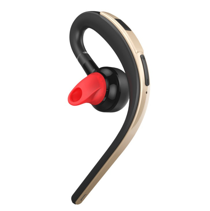 HKM-188563 Wireless Bluetooth Headset with Mic, Voice Control, Noise Cancelling Technology, Adjustable Earhook, Sweatproof for All-Day Comfort