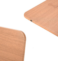 HKM-188691 Wooden Wireless Charger with Fast Charging Capability and Modern Design