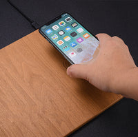 HKM-188691 Wooden Wireless Charger with Fast Charging Capability and Modern Design