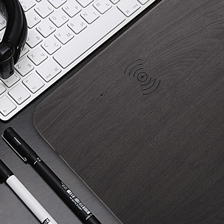 HKM-188691 Wooden Wireless Charger with Fast Charging Capability and Modern Design