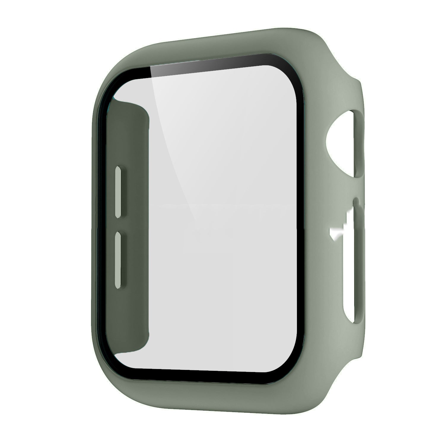HKM-188755 Apple Watch Protective Case with Tempered Glass Cover - PC Anti-Drop Design