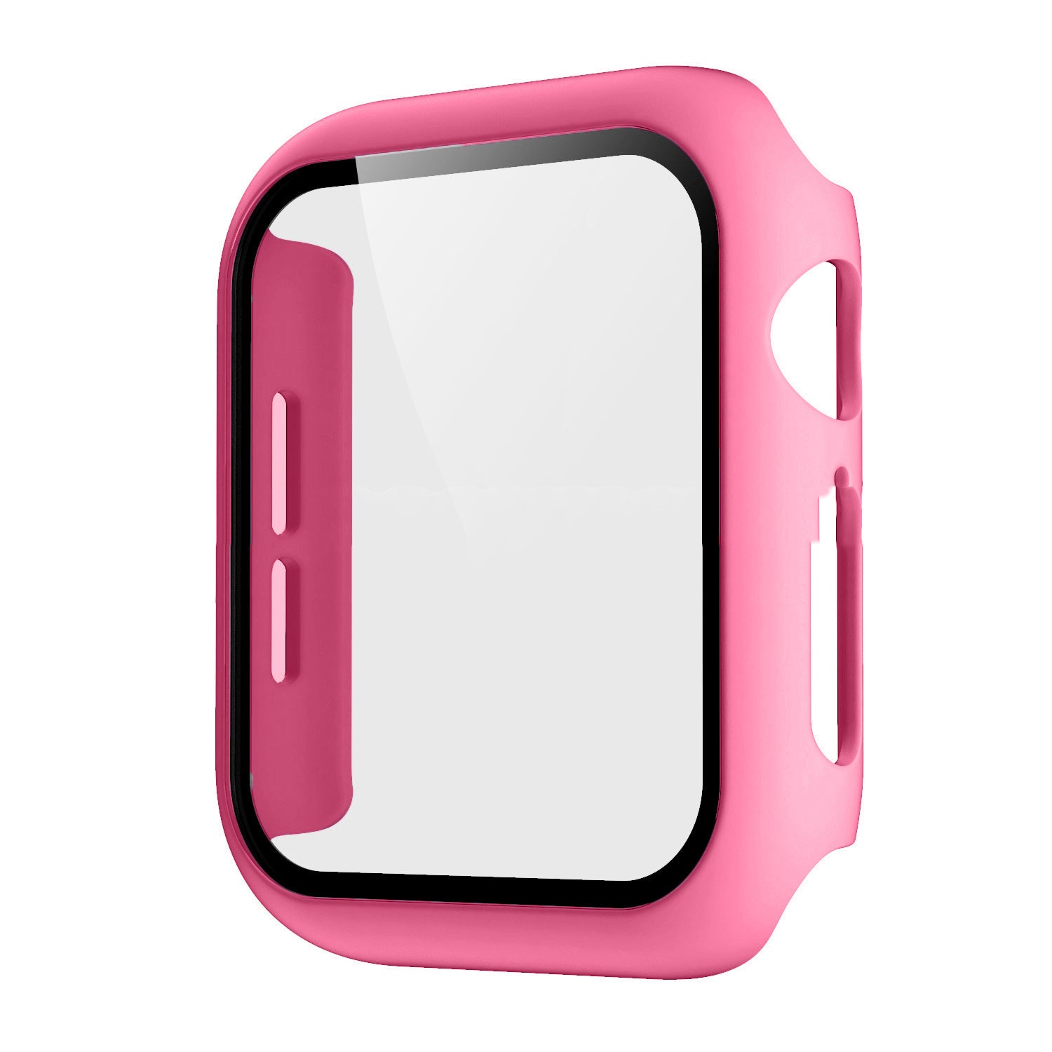 HKM-188755 Apple Watch Protective Case with Tempered Glass Cover - PC Anti-Drop Design