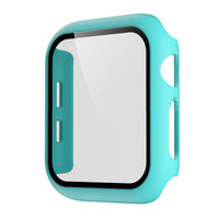 HKM-188755 Apple Watch Protective Case with Tempered Glass Cover - PC Anti-Drop Design
