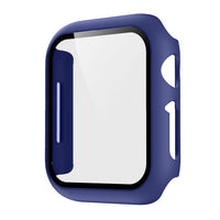 HKM-188755 Apple Watch Protective Case with Tempered Glass Cover - PC Anti-Drop Design