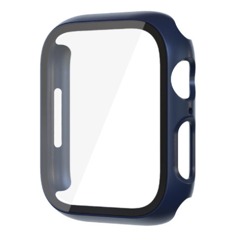 HKM-188755 Apple Watch Protective Case with Tempered Glass Cover - PC Anti-Drop Design