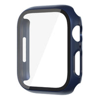 HKM-188755 Apple Watch Protective Case with Tempered Glass Cover - PC Anti-Drop Design