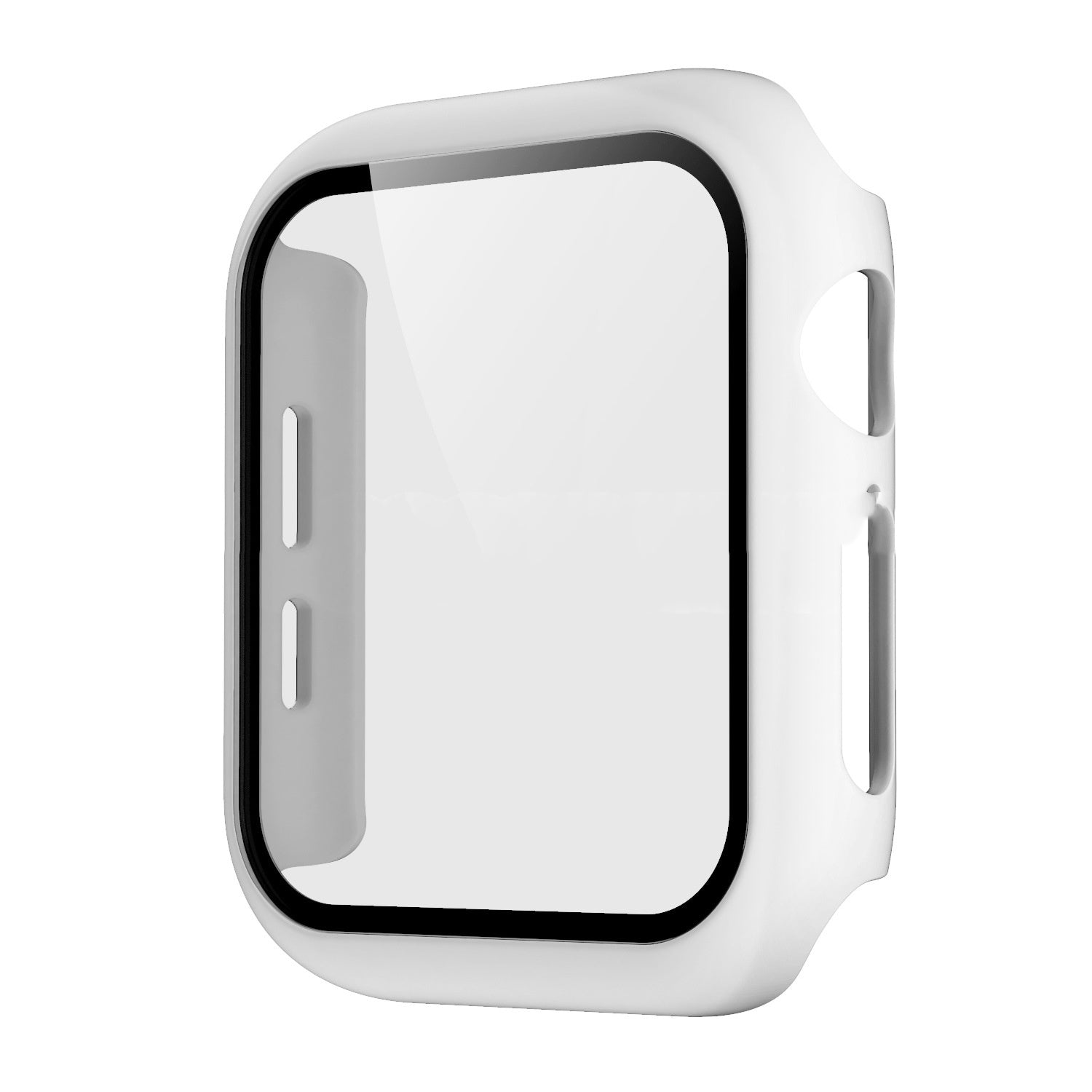 HKM-188755 Apple Watch Protective Case with Tempered Glass Cover - PC Anti-Drop Design
