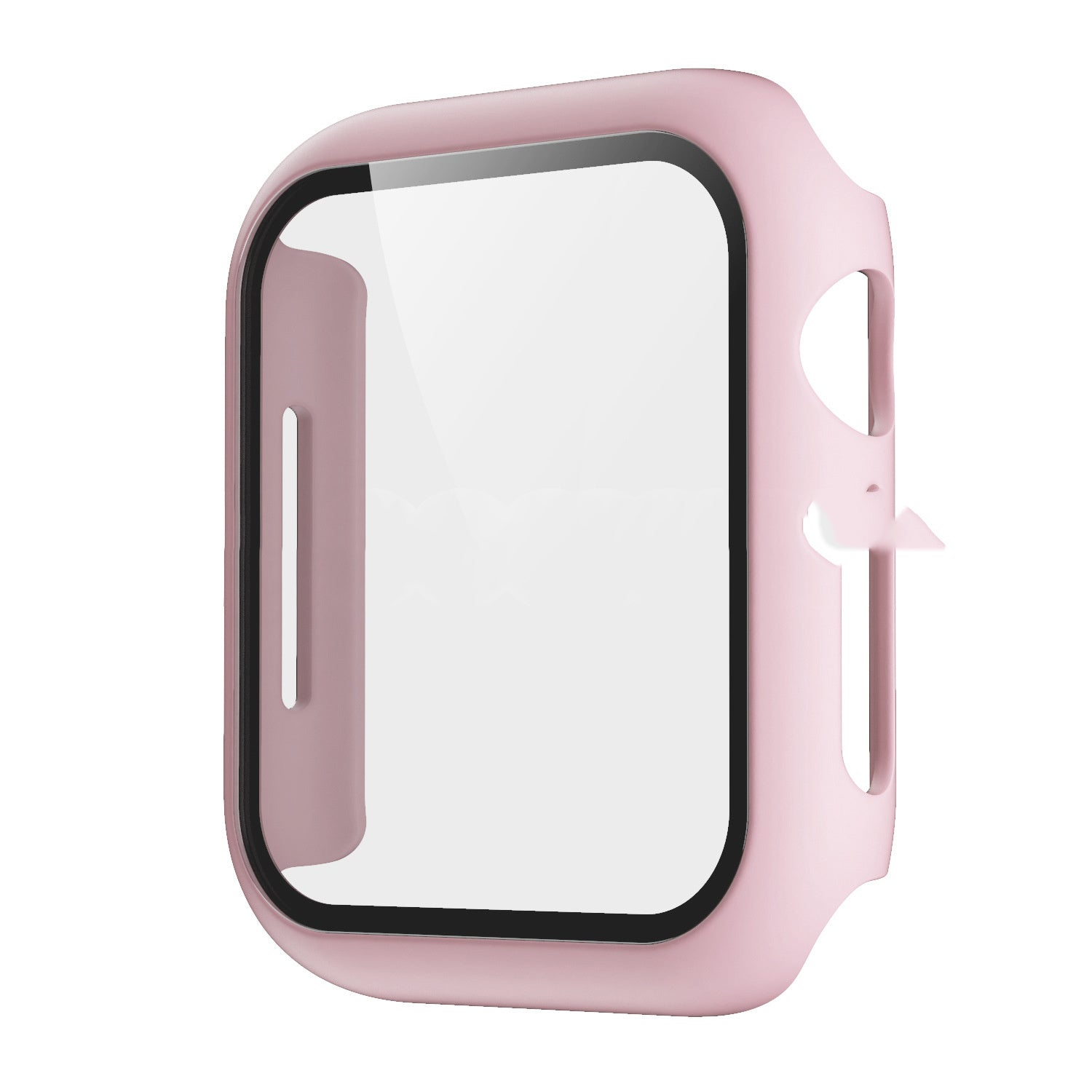 HKM-188755 Apple Watch Protective Case with Tempered Glass Cover - PC Anti-Drop Design