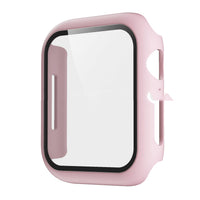 HKM-188755 Apple Watch Protective Case with Tempered Glass Cover - PC Anti-Drop Design