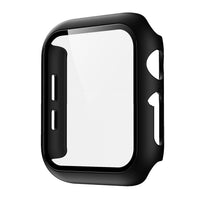 HKM-188755 Apple Watch Protective Case with Tempered Glass Cover - PC Anti-Drop Design
