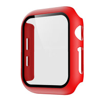 HKM-188755 Apple Watch Protective Case with Tempered Glass Cover - PC Anti-Drop Design