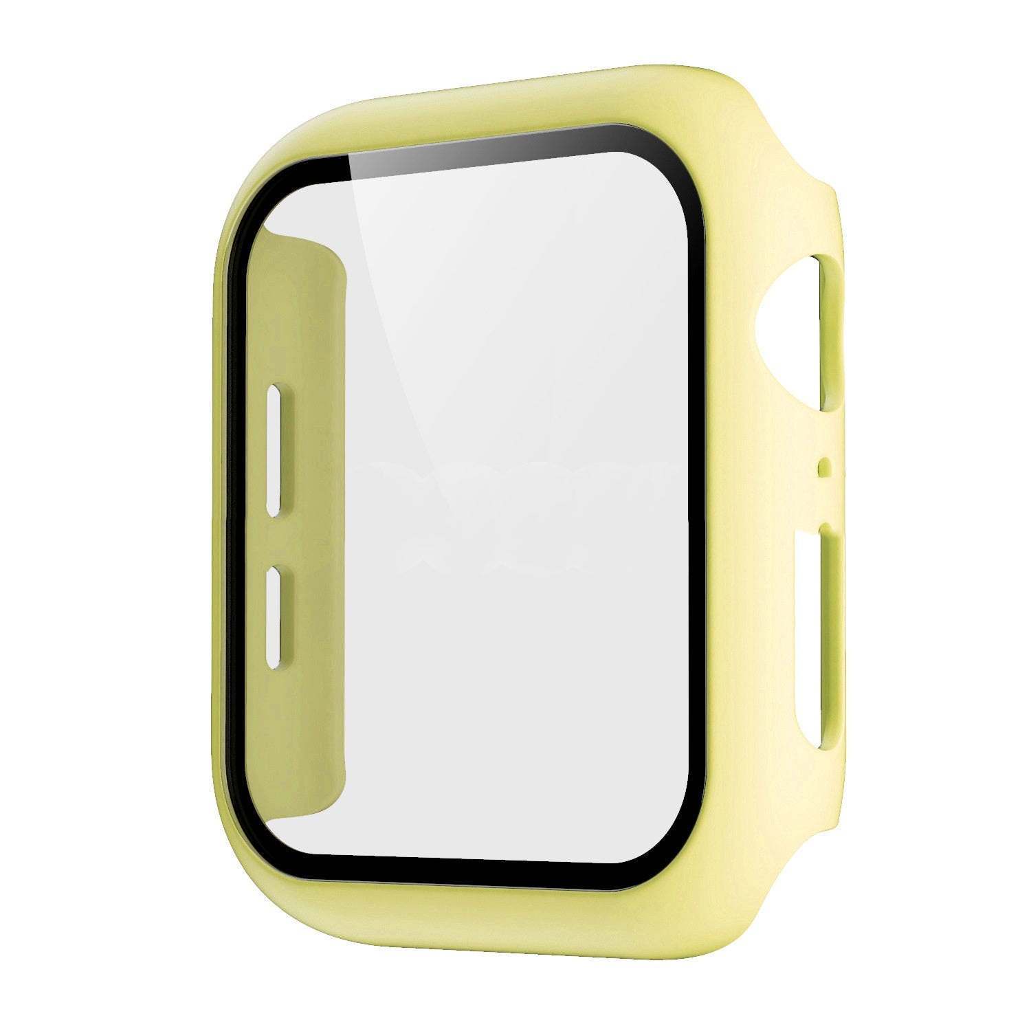 HKM-188755 Apple Watch Protective Case with Tempered Glass Cover - PC Anti-Drop Design