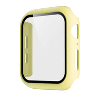 HKM-188755 Apple Watch Protective Case with Tempered Glass Cover - PC Anti-Drop Design