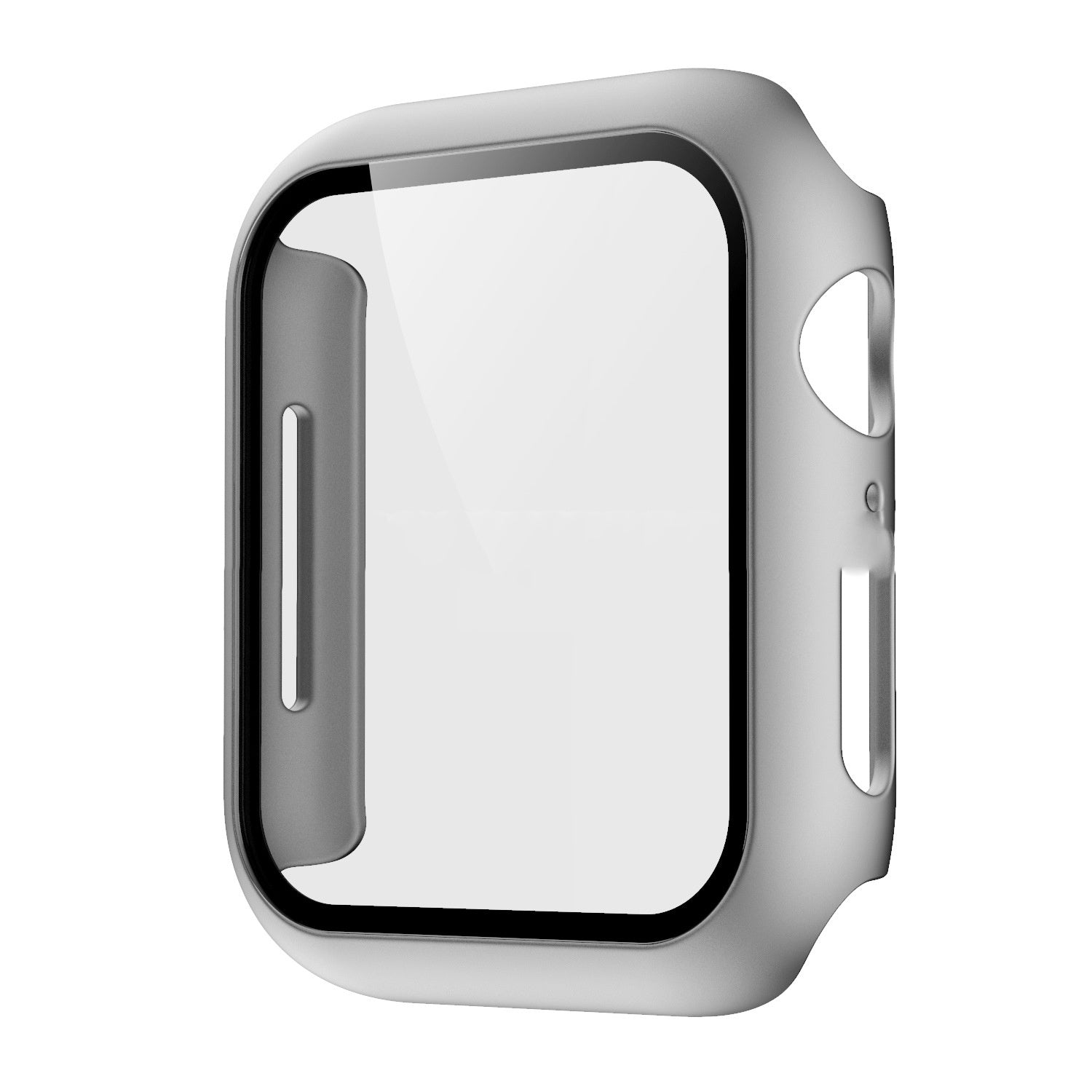 HKM-188755 Apple Watch Protective Case with Tempered Glass Cover - PC Anti-Drop Design