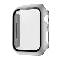 HKM-188755 Apple Watch Protective Case with Tempered Glass Cover - PC Anti-Drop Design